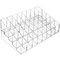 Casafield 40 Slot Acrylic Lipstick & Makeup Organizer - Cosmetic Display Case - Clear